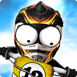 Icon Stickman Downhill - Motocross