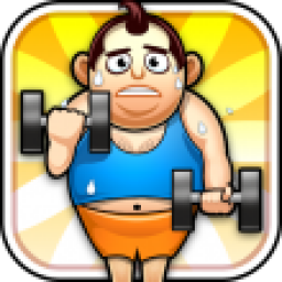 Icon Fat Man Fitness - Mini Games