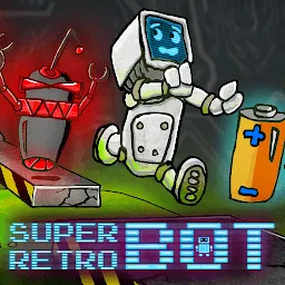 Icon Super Retro Bot platform game
