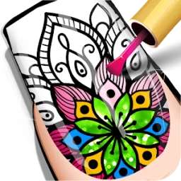 Icon Coloring book for nails
