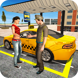 Иконка Cab Driving City Driver: Taxi Games New 2018