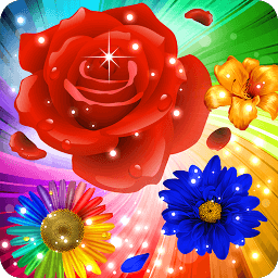 Icon Flower Mania: Match 3 Game