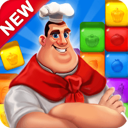Icon Blaster Chef: Culinary match & collapse puzzles