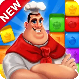 Иконка Blaster Chef: Culinary match & collapse puzzles