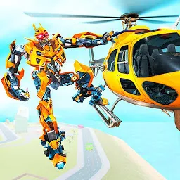 Icon Helicopter Robot Transform War – Air robot games