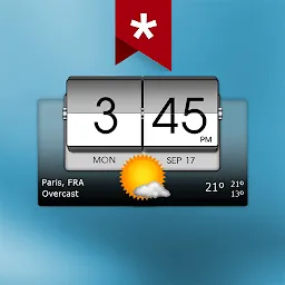 Иконка 3D Flip Clock & Weather Pro