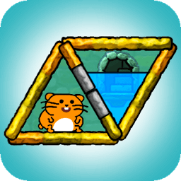 Иконка Hasty Hamster - A Water Puzzle