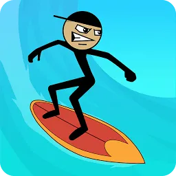 Иконка Stickman Surfer