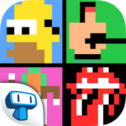 Icon Pixel Pop - Icons, Logos Quiz