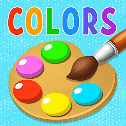 Иконка Учим цвета для детей, малышей - развивающая игра