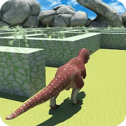 Icon Wild Dinosaur Maze Run Simulator 2017