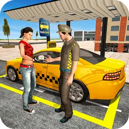 Icon Cab Driving City Driver: Taxi Games New 2018