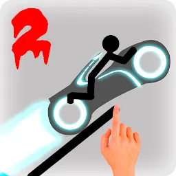Иконка Stickman Racer Road Draw 2 Heroes